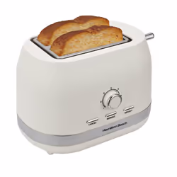 Hamilton Beach Ella 2 Slice Matte Cream Toaster