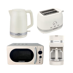 Hamilton Beach Ella Cream Kitchen Bundle with Coffee