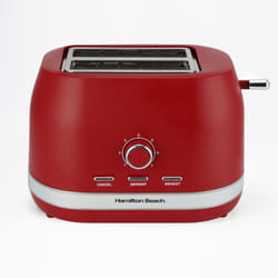 Hamilton Beach Toaster 2 Slice, Ella, 800W, Matte Red, HBT1322MR