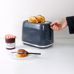Hamilton Beach, Miami Toaster, 2 Slice, Charcoal Grey, HB1420CH