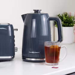 Hamilton Beach, Miami Electric Kettle, 1.7L, Charcoal Grey, HB3023CH