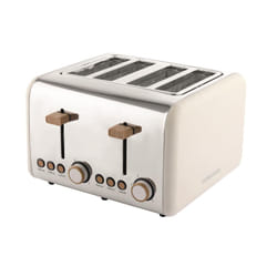 Hamilton Beach, Scandi Toaster, 4 Slice, Matte Cream, HBT02MC