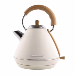 Hamilton Beach, Scandi Pyramid Electric Kettle, Matte Cream, 1.7L, HBK02MC