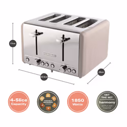 Hamilton Beach, Harmony Toaster, 4 Slice, Cappuccino, HBT018C