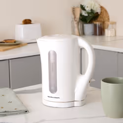 Hamilton Beach, Kettle & Toaster Set, Essentials Collection, White, HBESSW