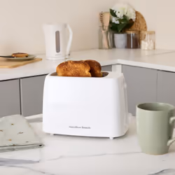 Hamilton Beach, Kettle & Toaster Set, Essentials Collection, White, HBESSW