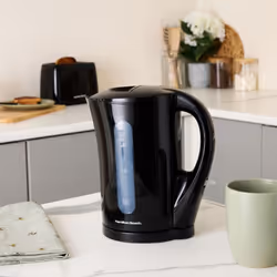 Hamilton Beach, Kettle & Toaster Set, Essentials Collection, Black, HBESSB