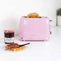 Hamilton Beach, Miami Kettle & Toaster Set, Flamingo, HBMIAF