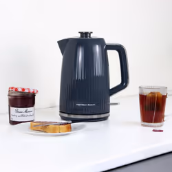 Hamilton Beach, Miami Kettle & Toaster Set, Charcoal, HBMIACH