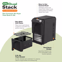 Hamilton Beach, Air Fryer, Double Stack, 11L, HBA11B