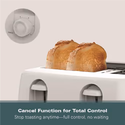 Hamilton Beach, 4 Slice Toaster, Essentials, White, 1300W, HB4T5032W - Additional view 10