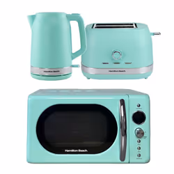 Hamilton Beach, Kettle, Toaster & Microwave Set, Ella Collection, Mint