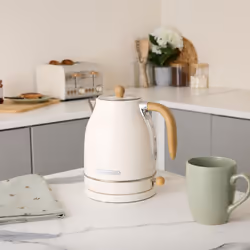 Hamilton Beach, Kettle & Toaster Set, Scandi Collection, Matte Cream, HB1702MCST