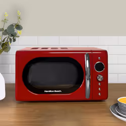 Hamilton Beach 20L Retro Microwave, Red - HB70H20R