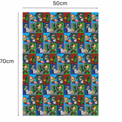 Birthday Wrapping Paper, Minecraft Gift Wrap, 2 Sheets & 2 Tags