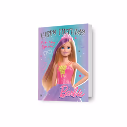 Barbie Happy Birthday Card