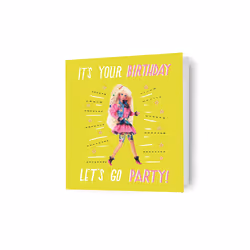 Barbie 'Let's Go Party!' Birthday Card