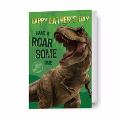 Jurassic World Father's Day Card