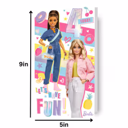Barbie Age 4 Birthday Card