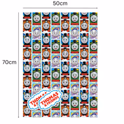 Birthday Wrapping Paper, Thomas Gift Wrap, 2 Sheets & 2 Tags