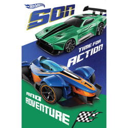 Hot Wheels Son Birthday Card