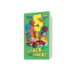 Hot Wheels Age 5 Birthday Card