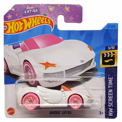 - Barbie Extra - HW Screen Time 3/10 - HKH11 - Short Card - White - Mattel 2023