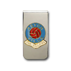 Aston Villa football club chrome money clip