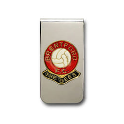 Brentford football club chrome money clip