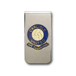 Carlisle United football club chrome money clip