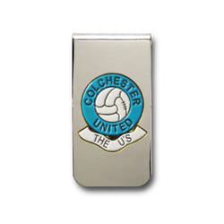 Colchester United football club chrome money clip