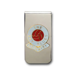 Coventry City football club chrome money clip