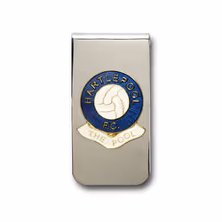 Hartlepool United football club chrome money clip