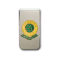 Norwich City football club chrome money clip