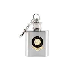 Notts County football club 1oz keyring hip flask