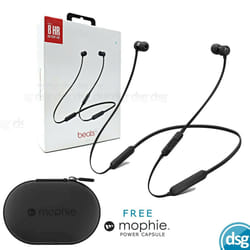 Beats X Wireless Earphones Headphones Dr. Dre Bluetooth Mophie Bundle