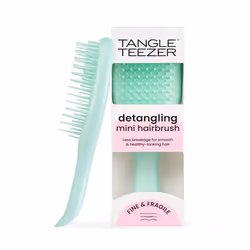 Tangle Teezer Fine & Fragile Ultimate Detangler Brush  Detangles & Reduces Breakage  Travel-Size Mini Hair Brush  Mint
