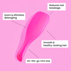 Tangle Teezer Ultimate Detangler Hairbrush  Eliminates Knots & Reduces Breakage  Mini Hair Brush for Travel  Small Hands & All Hair Types  R - Additional view 2