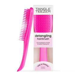 Tangle Teezer Ultimate Detangler Brush  Dry & Wet Hair Brush  Reduces Breakage for Color-Treated  Fine  & Fragile Hair Types  Runway Pink