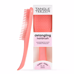 Tangle Teezer Ultimate Detangler Naturally Curly Hair Brush  Dry & Wet Hairbrush  Reduces Frizz & Breakage  for 3C to 4C Curl ...