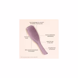 Ultimate Detangler Hairbrush - For Wet & Dry Hair - Detangling Brush For All Hair Types - Two-Tiered Teeth Reduce Breakage & Eliminate Knots - Mauve - Additional view 3