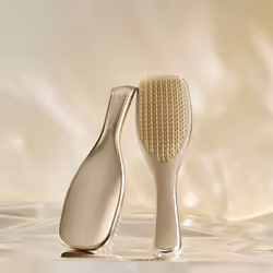 The Ultimate Detangler Chrome Hairbrush | For Wet & Dry Hair | Detangles All Hair Types | Reduces Breakage, Eliminates Knots | Two-Tiered Teeth & - Additional view 5