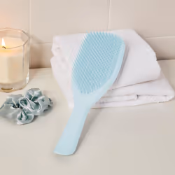 Large Fine and Fragile Ultimate Detangler Hairbrush for Coloured, Fine & Thin Hair - Two-Tiered Soft Flex Teeth Reduce Breakage & Pulling - Gentle on - Additional view 4