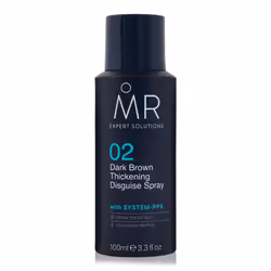 MR Thickening Disguise Spray 100ml (Dark Brown). Hairline Spray & Scalp Concealer for Thinning Hair, Bald Spot Cover Up for M ...