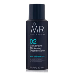 MR Thickening Disguise Spray 100ml (Dark Brown). Hairline Spray & Scalp Concealer for Thinning Hair, Bald Spot Cover Up for Men with System-PPX. Easy