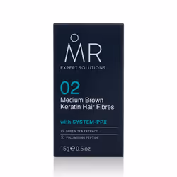MR Medium Brown Hair Fibres (15g). Hair Loss Concealer with System-PPX, Thinning Hair Concealer for Bald Patch Cover Up, Hair ...