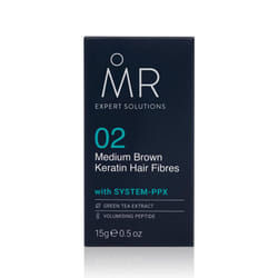 MR Medium Brown Hair Fibres (15g). Hair Loss Concealer with System-PPX, Thinning Hair Concealer for Bald Patch Cover Up, Hair Fibres Medium Brown,