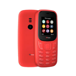 TTfone TT170 RED Unlocked Basic Mobile Phone with 1.8inch Screen UK Sim Free Simple Feature Dual Sim with Vodafone Sim Card