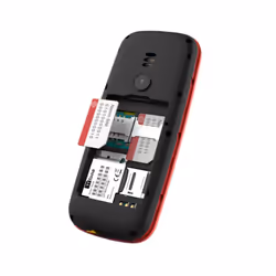 TT170 UK Sim Free Simple Feature Mobile Phone 1.8inch Screen Camera, Bluetooth Game, Alarm - Pay As You Go (Vodafone, with 0 Credit, Red)