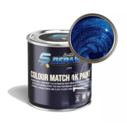Cosmic Shift Blue: Heat-Resistant Color-Changing Paint